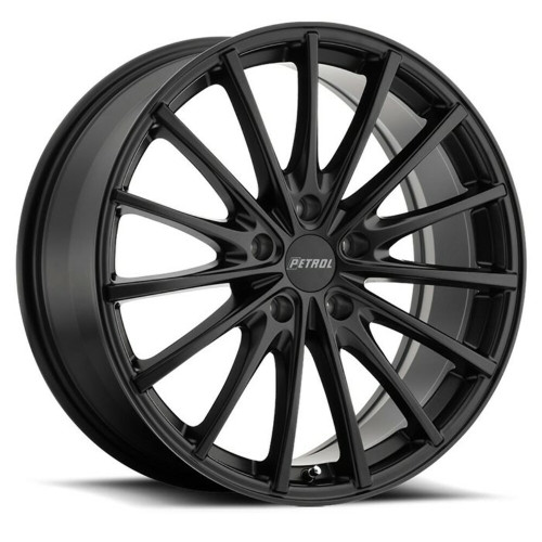 Set 4 Petrol P3A 19x8 5x4.5 Matte Black Wheels 19" 40mm Rims