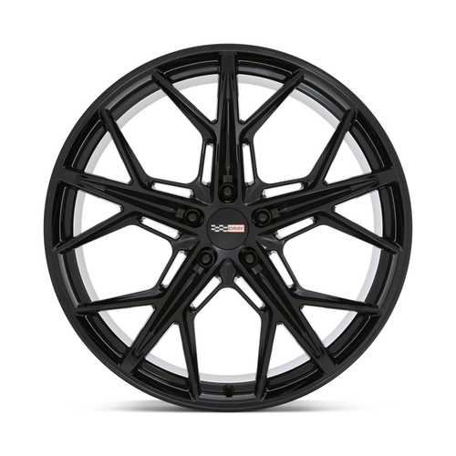 Cray Hammerhead 19x10.5 5x4.75 Gloss Black Wheel 19" 68mm For Corvette Rim