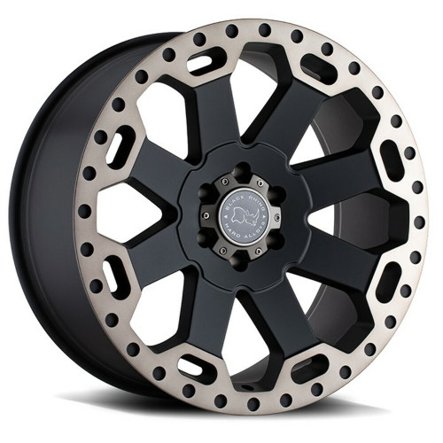 Black Rhino Warlord 18x9 6x135 Matte Black W  Machined Dark Tint Wheel 18" 12mm