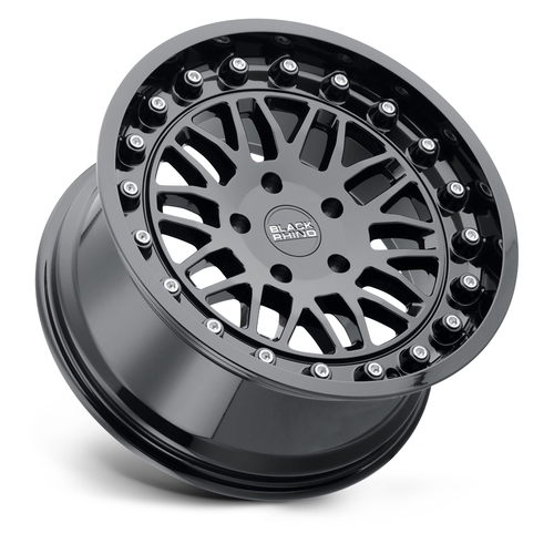 Black Rhino Fury 18x9.5 5x150 Gloss Black Wheel 18" 12mm Rim