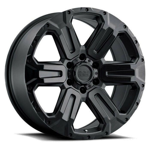 Black Rhino Wanaka 18x9 6x5.5 Matte Black Wheel 18" 12mm Rim
