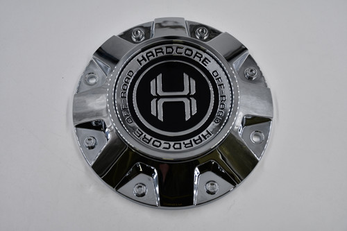 Hardcore Off-Road Chrome Wheel Center Cap AP-HC20 (C) 7" H Logo Fits HC20