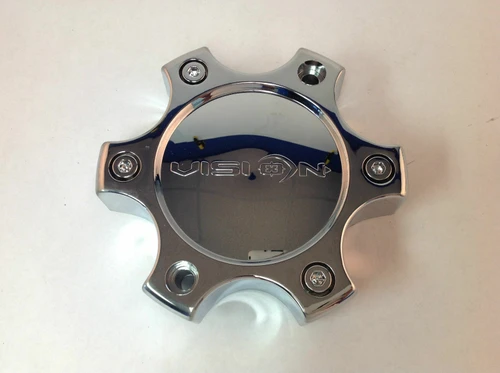 Vision Warrior 375 C375-6C Chrome 6 Lug Replacement Center Cap