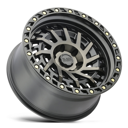 18" Black Rhino Shredder 18x9.5 Matte Black Machined Dark Tint 5x5 Wheel -18mm