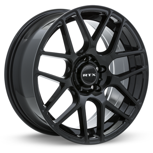 20" RTX Envy Gloss Black Wheel 20x8.5 5x4.5 38mm Rim