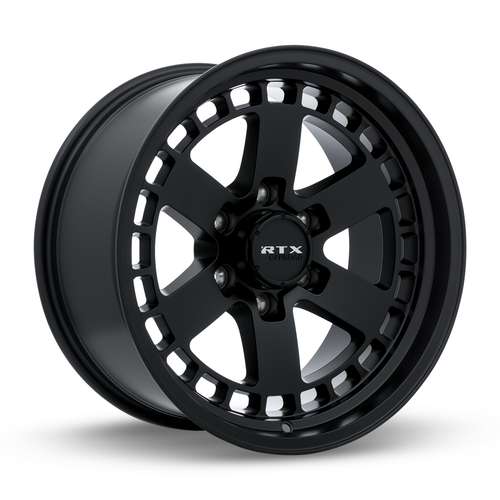 18" RTX Ozark Satin Black Wheel 18x9 6x135 0mm For Ford Lincoln Truck Suv Rim