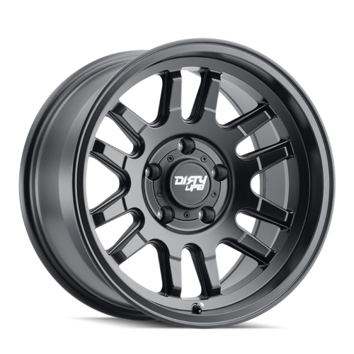 17" Dirty Life Canyon 17x9 Matte Black 6x135 Wheel 0mm For Ford Lincoln Rim