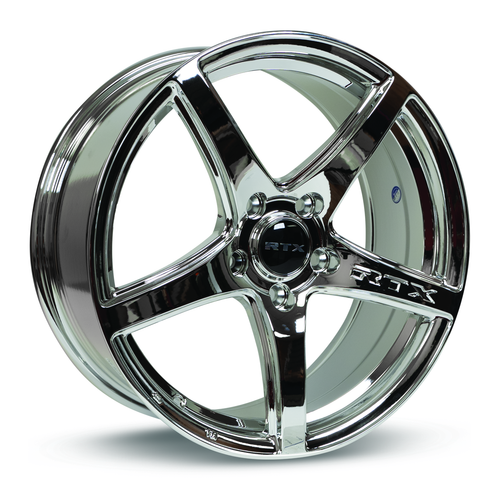 Set 4 17" RTX Illusion Chrome / PVD Wheels 17x7.5 5x4.5 42mm Truck Suv Rims