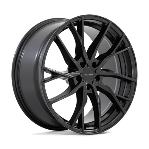 Niche 1PC M272 Novara 20x9 5x112 Matte Black Wheel 20" 25mm Rim