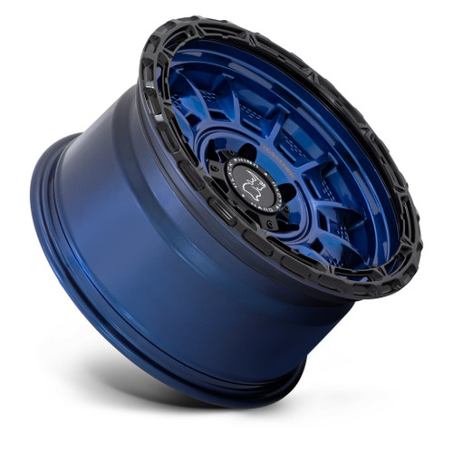 Black Rhino Legion 20x10 5x5.5 Cobalt Blue With Black Lip Wheel 20" -18mm Rim