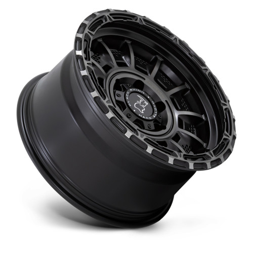 Black Rhino Legion 20x10 8x6.5 Matte Black Gray Tint Wheel 20" -18mm Lifted Rim