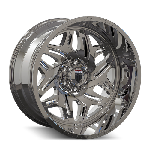 Set 4 22" American Truxx Euphoria 22x12 Chrome 6x5.5 Wheels -44mm Lifted Rims