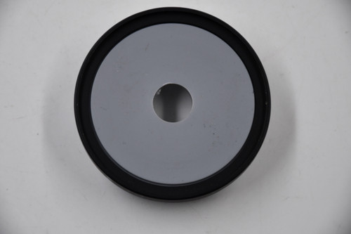 Blank Black w/ Gray Middle Wheel Center Cap Hub Cap C590(NL) 2.375" Snap In, No Logo/Inset