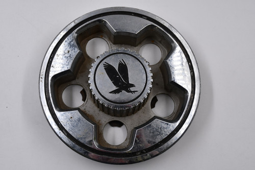 Buick Chrome w/ Black Logo Wheel Center Cap Hub Cap 25512429 6.625" OEM Buick Skyhawk '82-'87