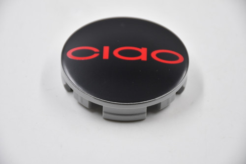 CIAO Black w/ Red Logo Wheel Center Cap Hub Cap DC-0202 2.375" Snap In