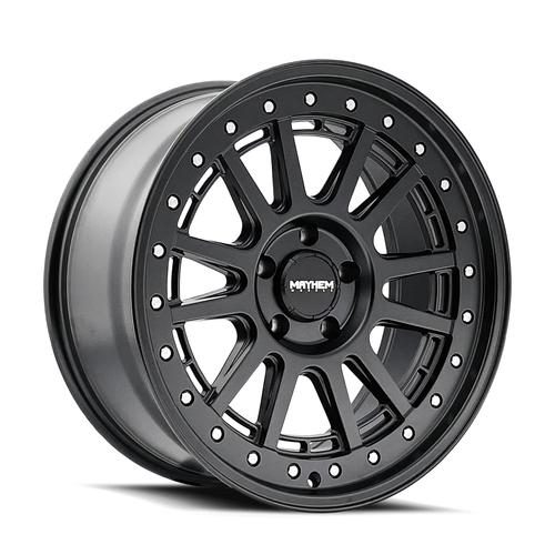 Set 4 20" Mayhem Compass 20x9 Matte Black 6x5.5 18mm For Chevy GMC Cadillac Rims