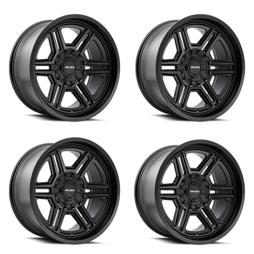 Set 4 20" Mayhem Hermosa 20x10 Matte Black 5x5 5x5.5 Wheels -25mm Lifted Rims