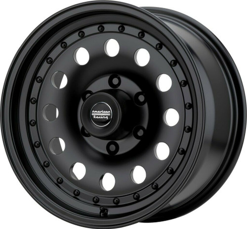 Set 4 American Racing AR62 Outlaw II 16x8 5x5.5 Satin Black Wheels 16" 0mm Rims