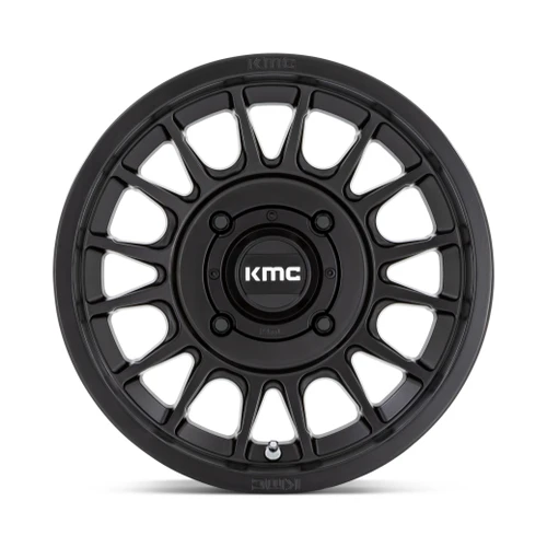 15" KMC Powersports KS138 Impact UTV 15x7 4x137 Satin Black Wheel 10mm Rim