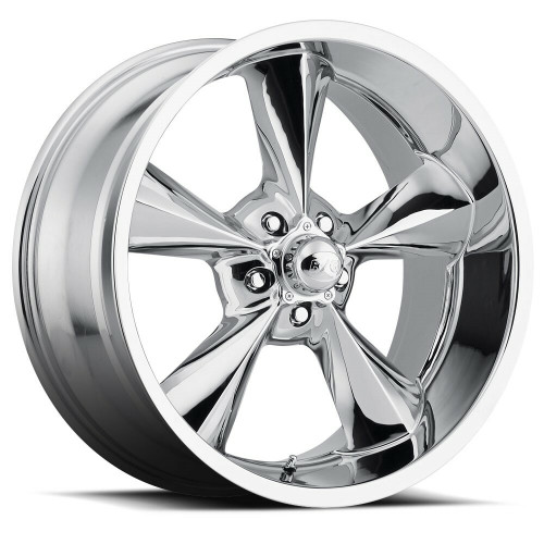 17" Voxx B/G Rod Works Old School Chrome Wheel 17x7 5x4.75 0mm Rim