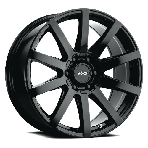 20" Voxx Vento Gloss Black Dark Tint Wheel 20x9 6x135 6x5.5 30mm Rim