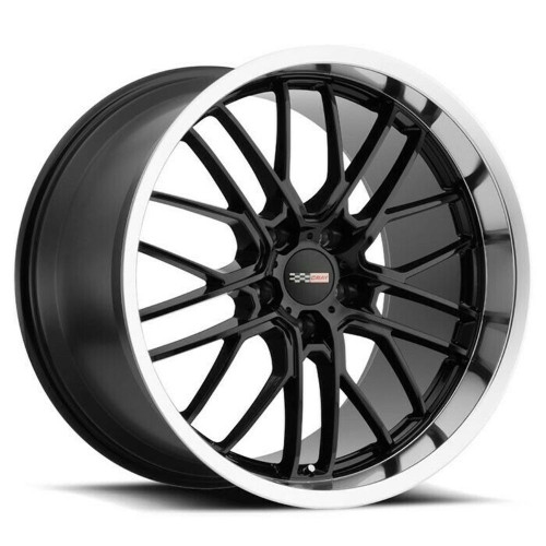 Cray Eagle 19x10.5 5x4.75 Gloss Black W/ Mirror Cut Lip Wheel 19" 69mm Rim