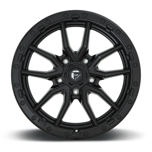 Fuel 1PC D679 Rebel 18x9 5x5.0 Matte Black Wheel 18" 1mm Rim