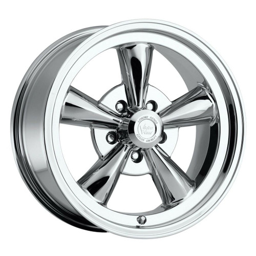 4 15" Vision Muscle 141 Legend 5 Chrome Wheels 15x7 15x8 5x4.5 For Ford Mopar