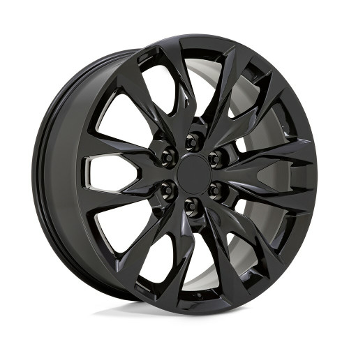 Set 4 Performance Replicas PR210 22x9 6x5.5 Gloss Black Wheels 22" 28mm Rims