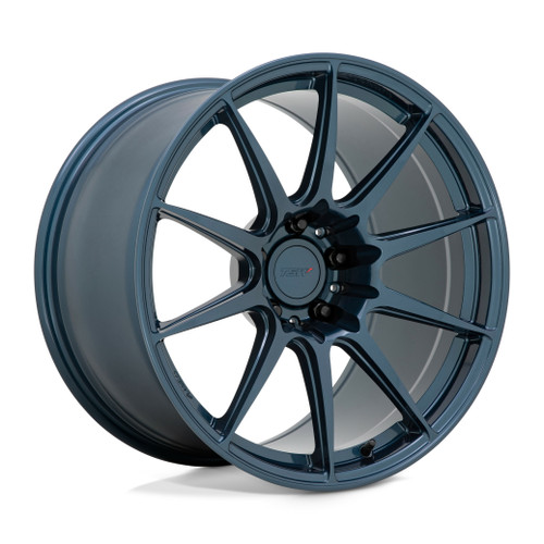 Set 4 TSW Kemora 18x9 5x120 Gloss Dark Blue Wheels 18" 22mm Rims