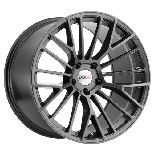 Cray Astoria 19x10.5 5x4.75 High Gloss Gunmetal Wheel 19" 65mm For Corvette Rim