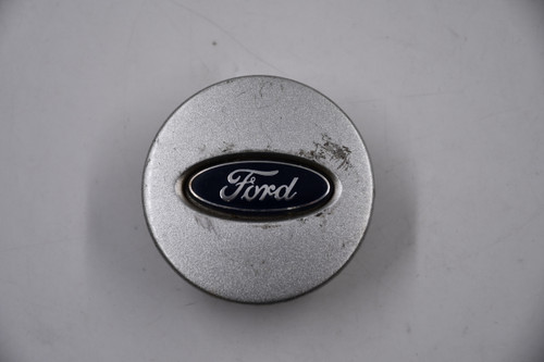 Ford Silver w/ Blue & Chrome Logo Wheel Center Cap Hub Cap 6L84-1A096-FA 2.1875" OEM Escape Snap In