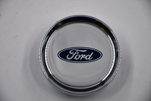 Ford Chrome w/ Blue Logo Wheel Center Cap Hub Cap 8E5J-1A096-AA 2.5" 08-'10 Edge OEM