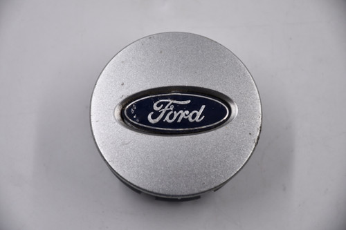 Ford Silver w/Blue & Chrome Logo Wheel Center Cap Hub Cap AL84-1A096-BC 2.1875" Ford Escape '01-'07 OEM