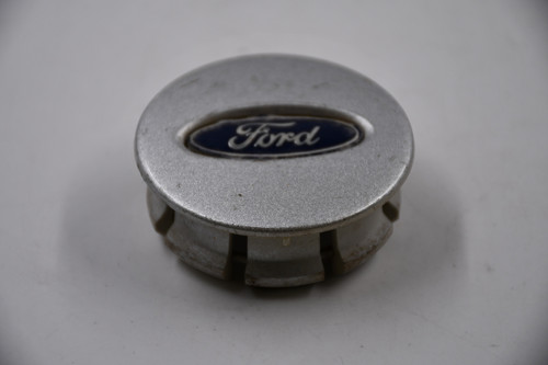 Ford Silver w/Blue & Chrome Logo Wheel Center Cap Hub Cap YL84-1A096-FA(sil) 2.125" 01-'07 Escape OEM