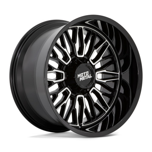 Set 4 Moto Metal MO809 Stinger 22x10 8x180 Gloss Black Machined Wheels 22" -18mm