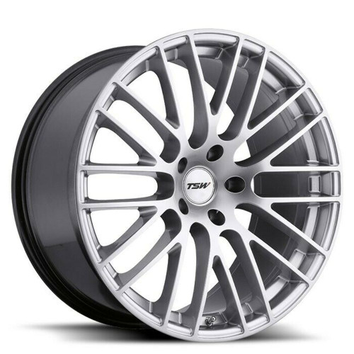 TSW Max 18x9.5 5x120 Hyper Silver Wheel 18" 45mm Rim