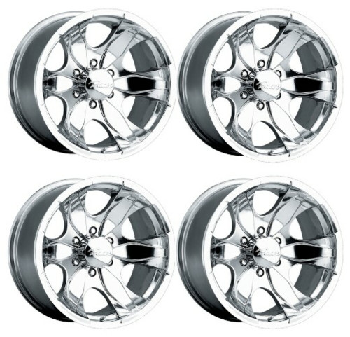 Set 4 17" Pacer 187P Warrior  17x8 Wheels 6x5.50 +25mm