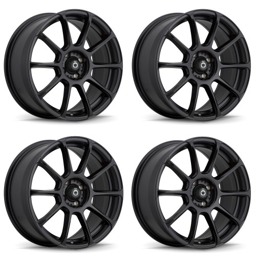 Set 4 18" Konig 41B Runlite  18x8 Wheels 5x108 +45mm