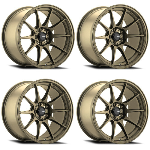 Set 4 17" Konig 57BZ Dekagram  17x8 Wheels 5x100 +40mm