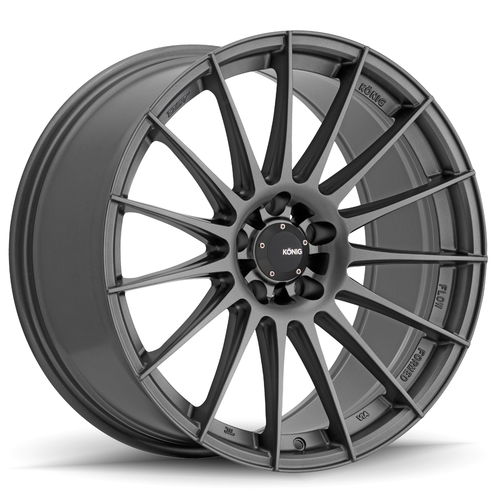 18" Konig 48MG Rennform 18x8 5x4.5 Matte Grey Wheel 35mm Rim