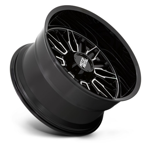 Moto Metal MO809 Stinger 22x10 8x170 Gloss Black Machined Wheel 22" -18mm Rim