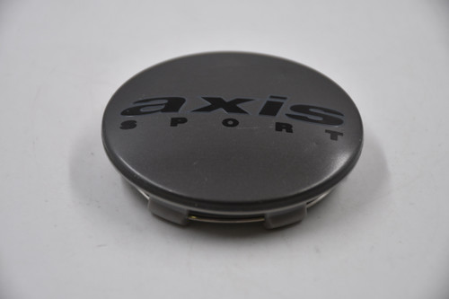 AXIS Sport Gray w/ Black Lettering Wheel Center Cap Hub Cap S245K068(FB) 2.75"