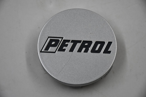 Petrol Silver w/ Gray Logo Wheel Center Cap Hub Cap PETROL 60mm 2.375" CCPETS