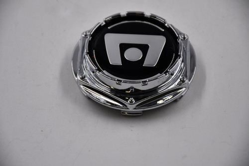 Motegi Racing Chrome w/Gloss Black Wheel Center Cap Hub Cap CAP M-603 2.75"