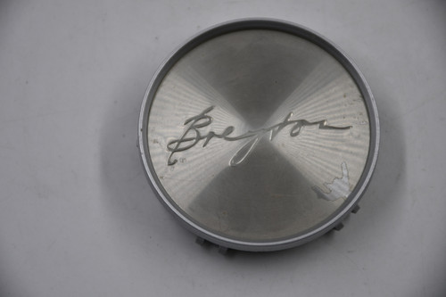 Breyton Silver Edge w/ Machined Inset Wheel Center Cap Hub Cap 2.625"