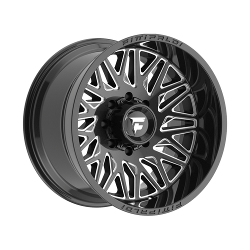 22" Fittipaldi Off Road FA07BM 22x12 Gloss Black Milled Wheel 8x170 -44mm Rim