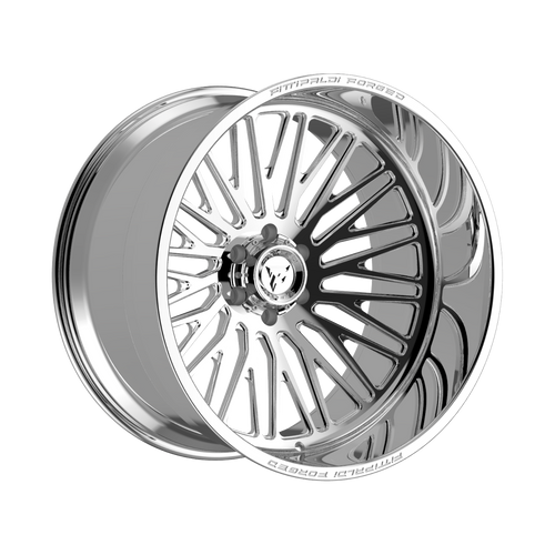 24" Fittipaldi Off Road FTF505P 24x14 Polished 6x5.5 Wheel  -76mm Lifted Rim