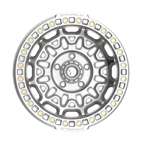 17" Fittipaldi Off Road FB150M 17x9 Machined Silver 6x5.5 Wheel -15mm Lifted Rim