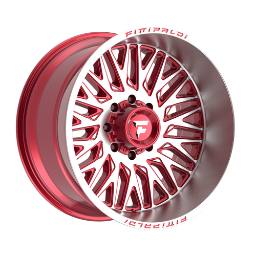 Set 4 22" Fittipaldi Off Road FA07MR 22x12 Machined Red 6x135 6x5.5 -44mm Wheels